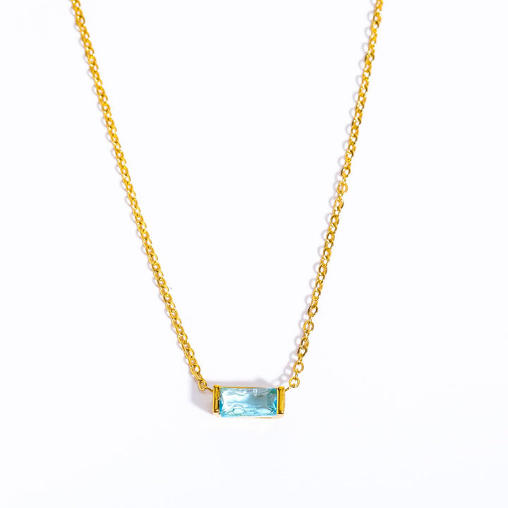 March "Aquamarine" Necklace