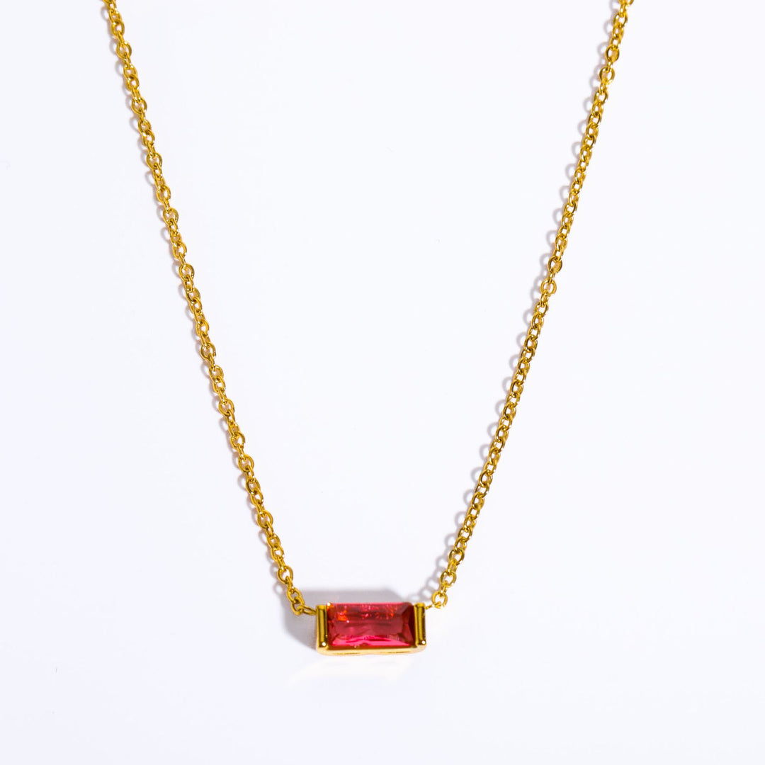 July "Ruby" Necklace