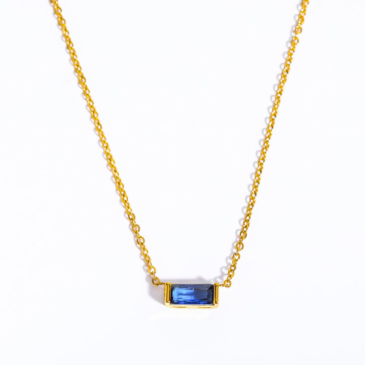 September "Sapphire" Necklace