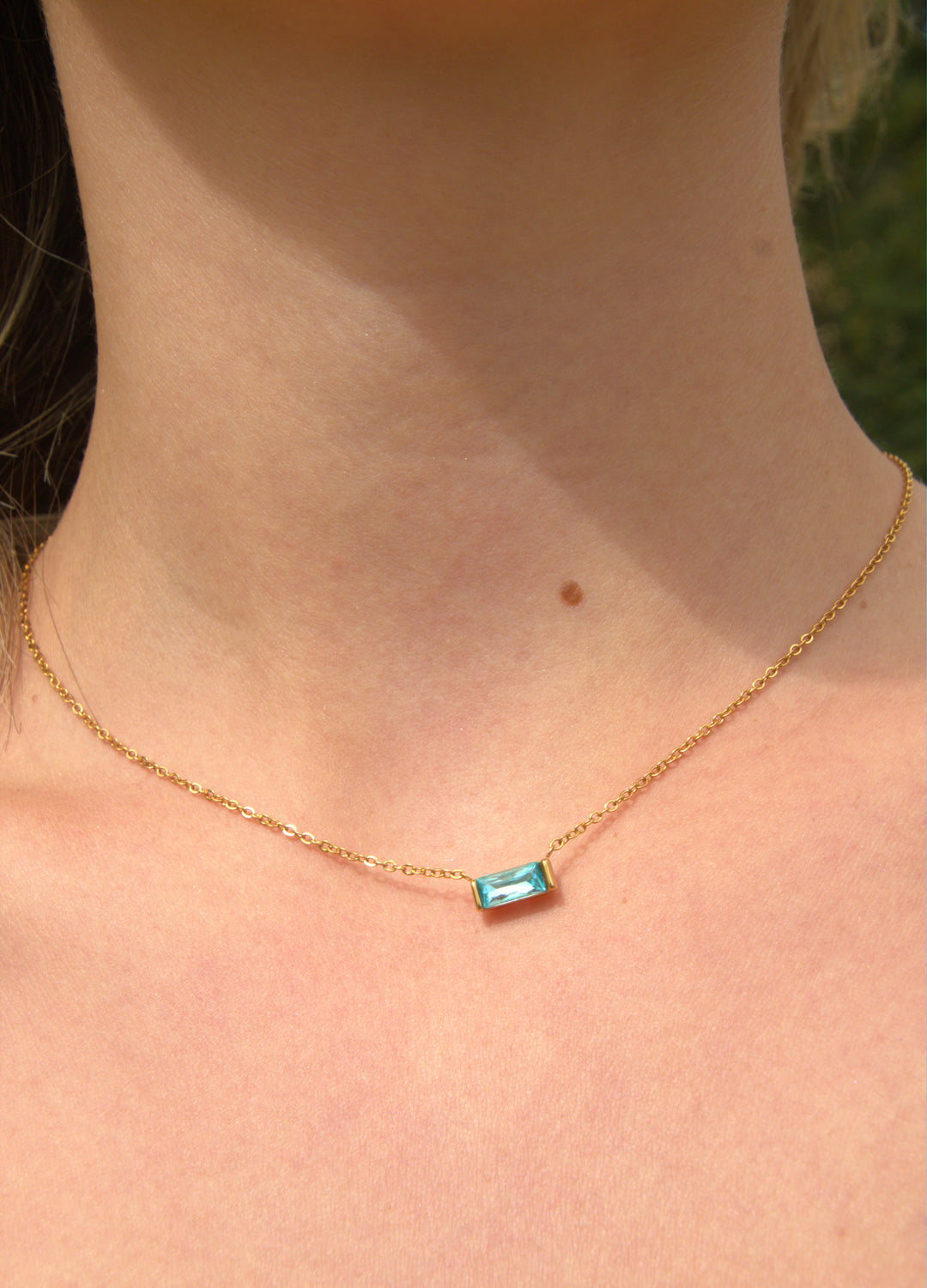 March "Aquamarine" Necklace
