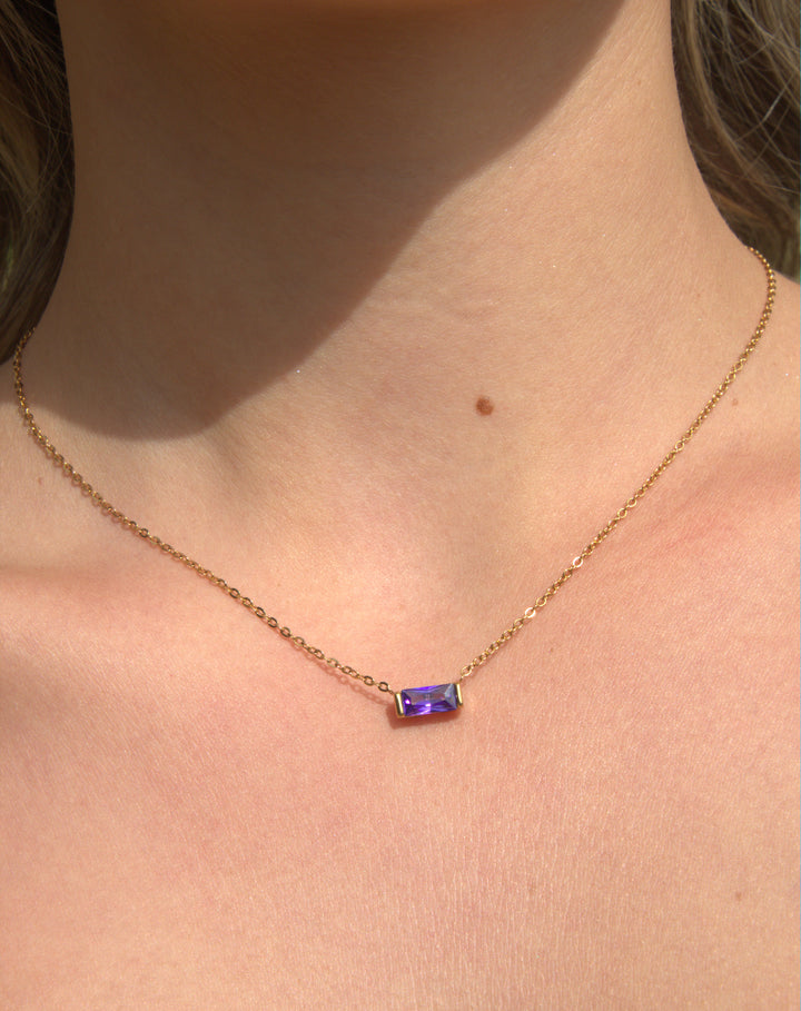 Feburary "Amethyst" Necklace