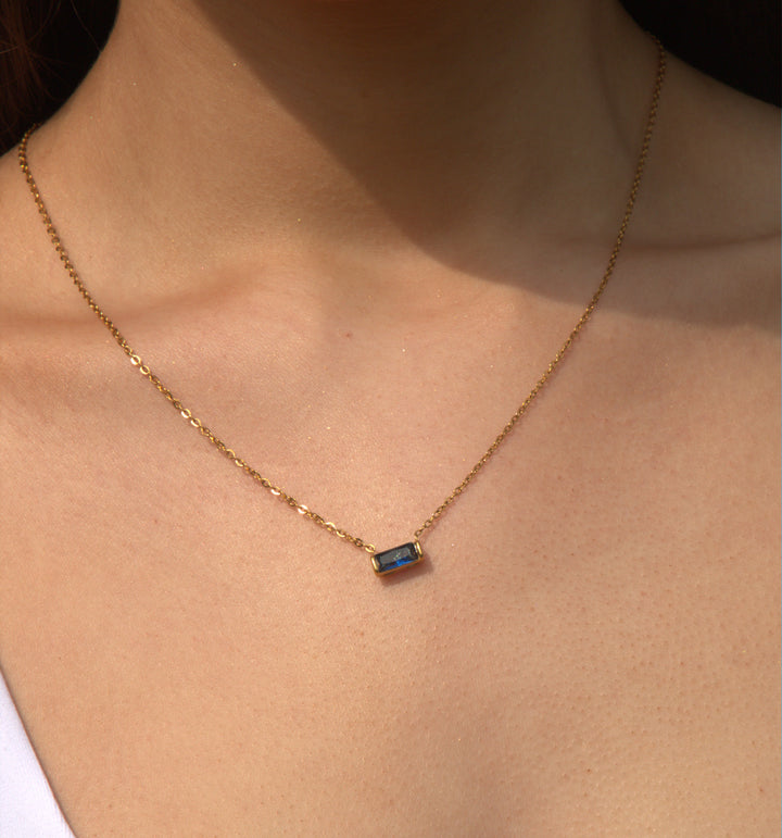 September "Sapphire" Necklace