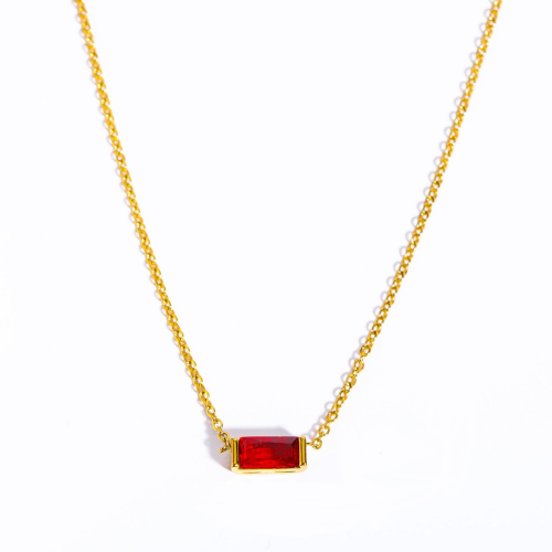 January "Garnet" Necklace