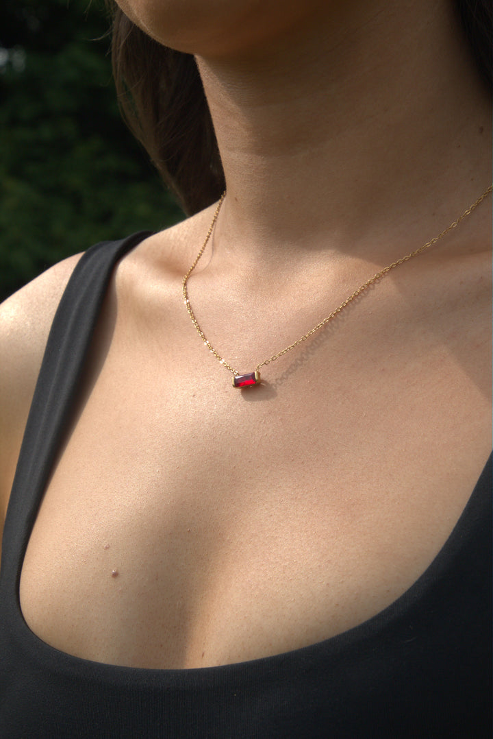 January "Garnet" Necklace