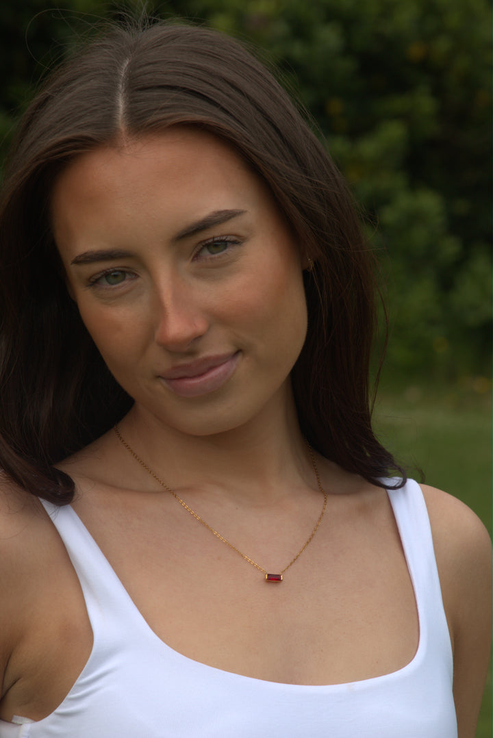 January "Garnet" Necklace