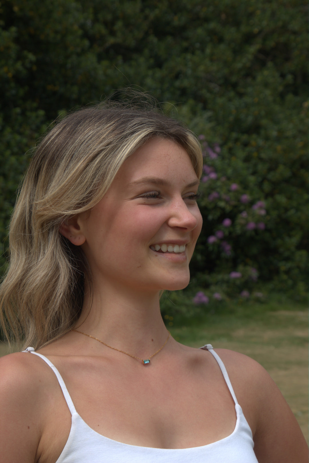 March "Aquamarine" Necklace