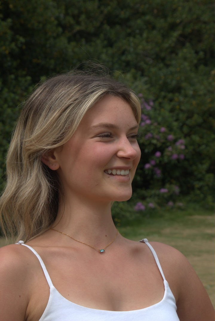 March "Aquamarine" Necklace